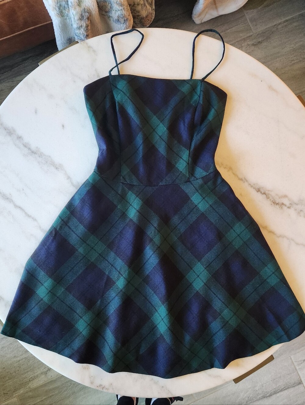 RUGBY Ralph Lauren Blackwatch Plaid Wool Dress Size 0